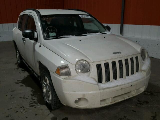 1J8FF47W97D309584 - 2007 JEEP COMPASS WHITE photo 1