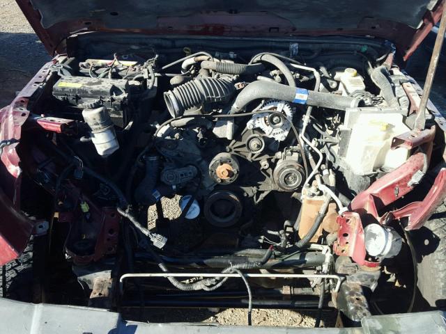 1J4GA59187L190279 - 2007 JEEP WRANGLER S 勃艮第红 照片 7