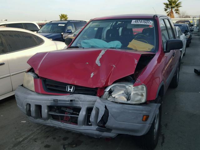 JHLRD2842YS001751 - 2000 HONDA CR-V LX RED photo 2