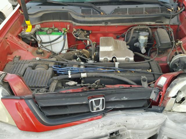 JHLRD2842YS001751 - 2000 HONDA CR-V LX RED photo 7