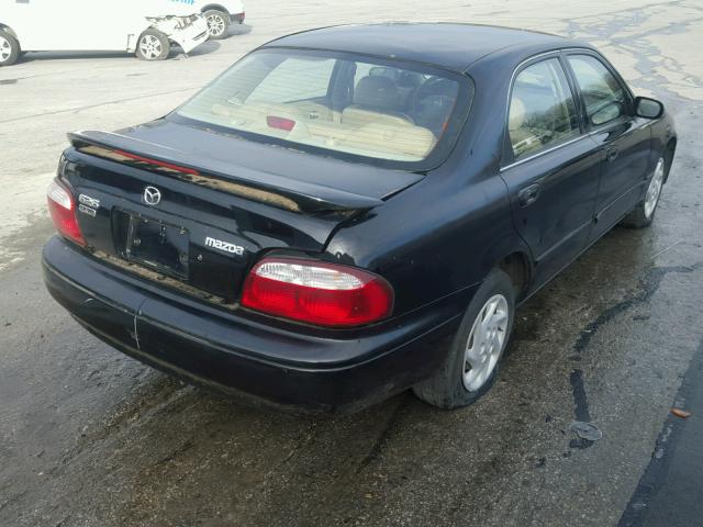 1YVGF22D0Y5178752 - 2000 MAZDA 626 ES BLACK photo 4