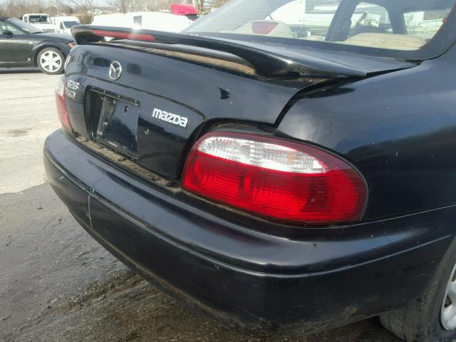 1YVGF22D0Y5178752 - 2000 MAZDA 626 ES BLACK photo 9
