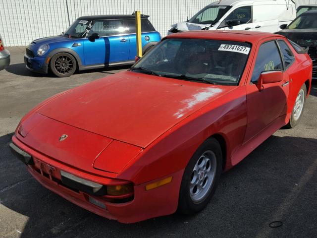 WP0AA0949FN471793 - 1985 PORSCHE 944 RED photo 2