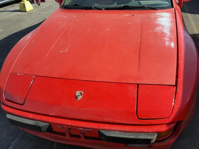 WP0AA0949FN471793 - 1985 PORSCHE 944 RED photo 7