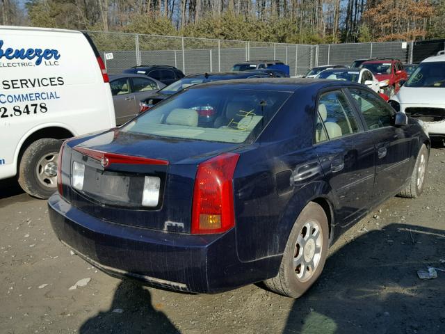 1G6DM57N830138445 - 2003 CADILLAC CTS BLUE photo 4