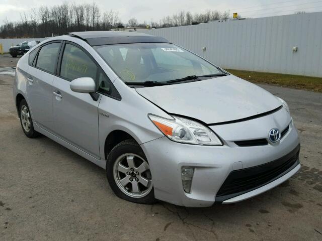 JTDKN3DU4C5467275 - 2012 TOYOTA PRIUS SILVER photo 1