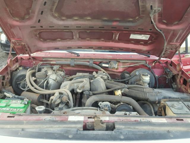 1FTEF14YXSNA56530 - 1995 FORD F150 RED photo 7