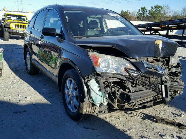 5J6RE48749L062184 - 2009 HONDA CR-V EXL BLACK photo 1