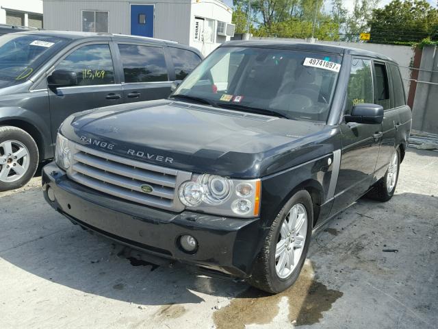 SALME15488A295934 - 2008 LAND ROVER RANGE ROVE BLACK photo 2