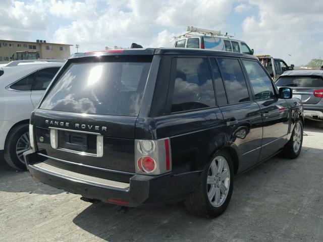 SALME15488A295934 - 2008 LAND ROVER RANGE ROVE BLACK photo 4