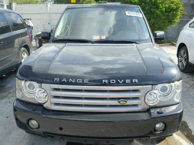 SALME15488A295934 - 2008 LAND ROVER RANGE ROVE BLACK photo 9