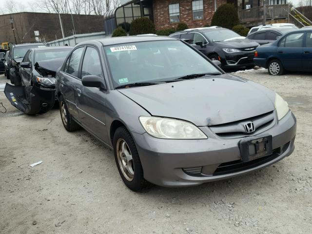 2HGES16574H599149 - 2004 HONDA CIVIC LX GRAY photo 1