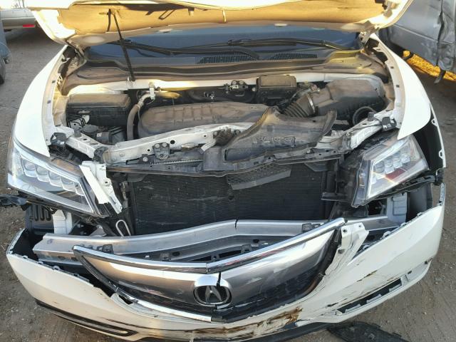 5FRYD3H29EB009463 - 2014 ACURA MDX WHITE photo 9