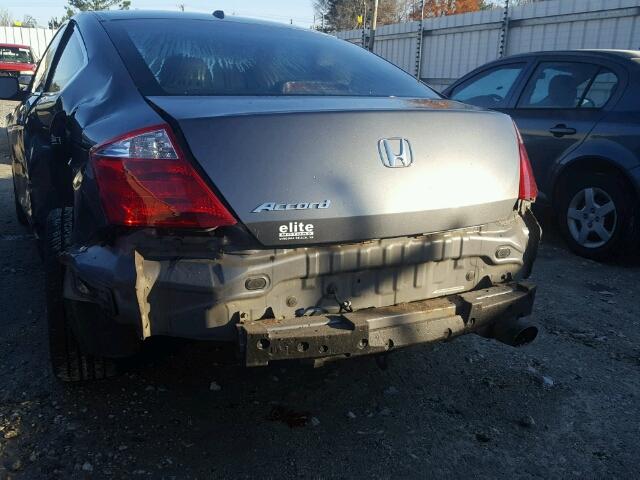 1HGCS12899A008168 - 2009 HONDA ACCORD EXL GRAY photo 10