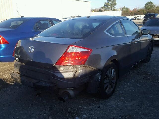 1HGCS12899A008168 - 2009 HONDA ACCORD EXL GRAY photo 4