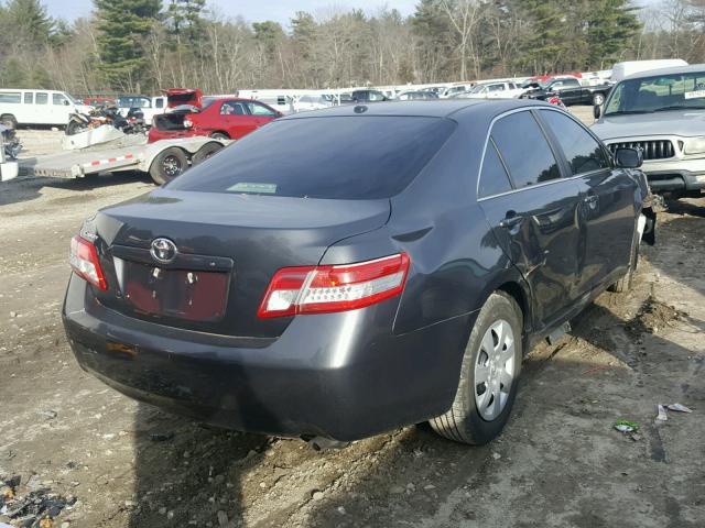 4T1BF3EK5BU180148 - 2011 TOYOTA CAMRY BASE GRAY photo 4