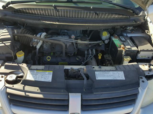 1D4GP24R55B433603 - 2005 DODGE GRAND CARA GRAY photo 7