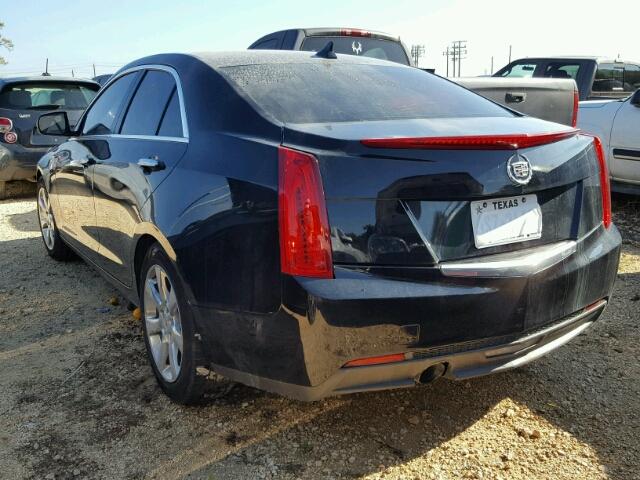 1G6AA5RA9D0122598 - 2013 CADILLAC ATS BLACK photo 3