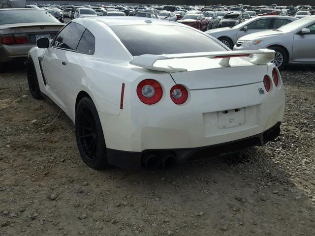 JN1AR5EF1AM231474 - 2010 NISSAN GT-R BASE WHITE photo 3