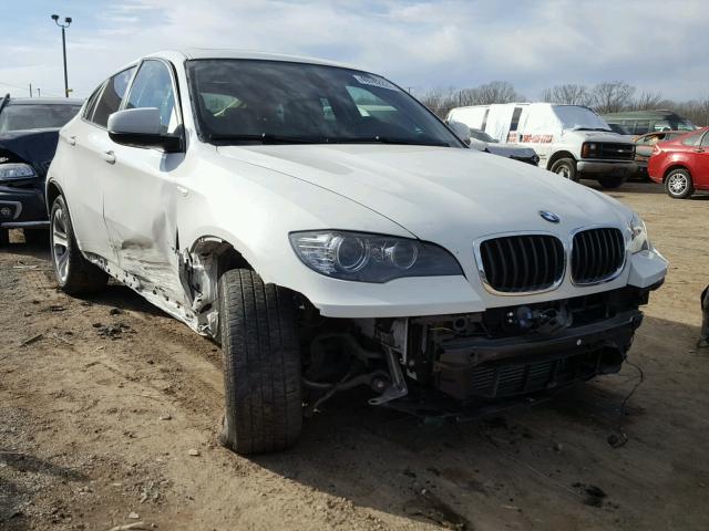 5UXFG2C50E0H11103 - 2014 BMW X6 XDRIVE3 WHITE photo 1