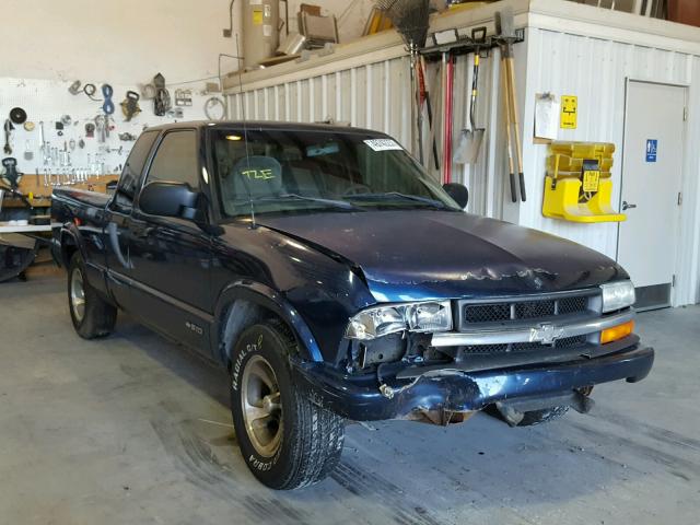 1GCCS19W6Y8186371 - 2000 CHEVROLET S TRUCK S1 BLUE photo 1