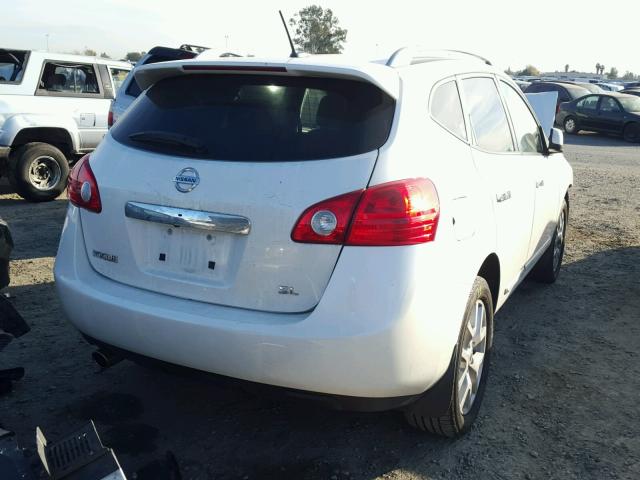 JN8AS5MT5CW287339 - 2012 NISSAN ROGUE S WHITE photo 4