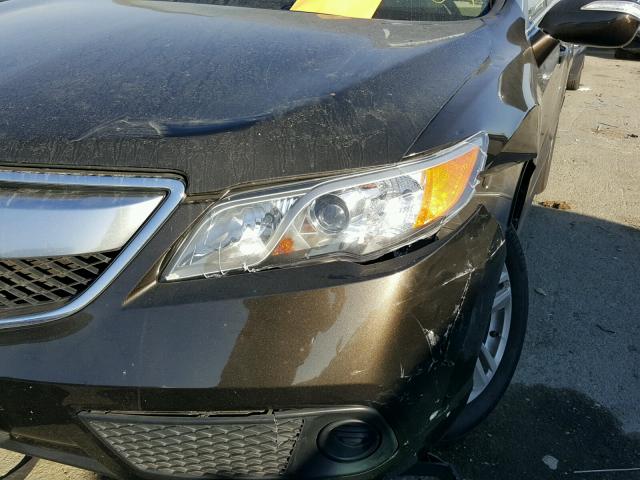 5J8TB3H33EL009189 - 2014 ACURA RDX BASE BROWN photo 9