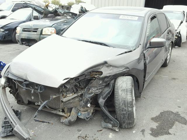 1HGCM668X6A017118 - 2006 HONDA ACCORD EX GRAY photo 2