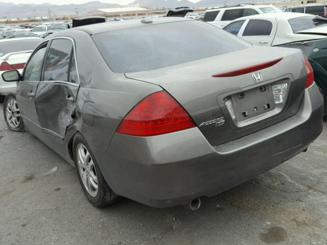 1HGCM668X6A017118 - 2006 HONDA ACCORD EX GRAY photo 3