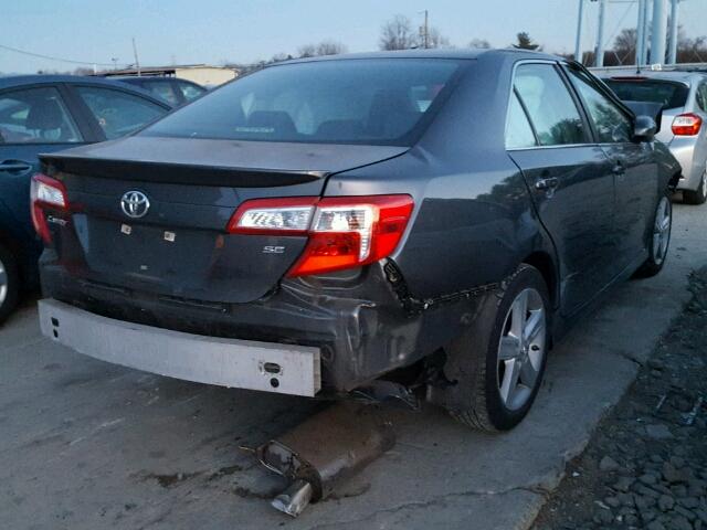 4T1BF1FK5CU083181 - 2012 TOYOTA CAMRY BASE GRAY photo 4
