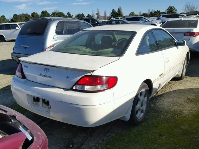 2T1CF22P1YC359098 - 2000 TOYOTA CAMRY SOLA WHITE photo 4