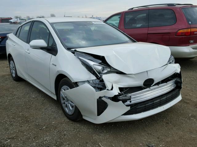 JTDKBRFU3G3512197 - 2016 TOYOTA PRIUS WHITE photo 1