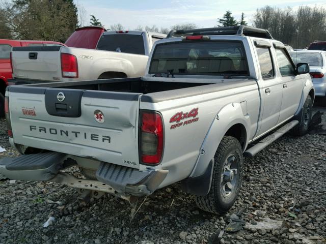 1N6ED29Y23C456256 - 2003 NISSAN FRONTIER C SILVER photo 4