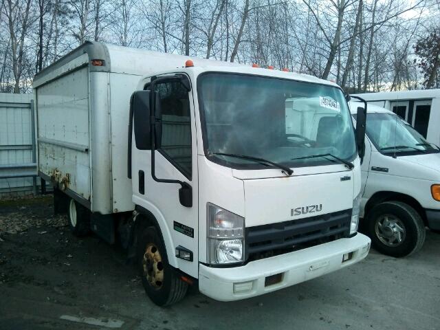 JALB4W174D7400196 - 2013 ISUZU NPR WHITE photo 1