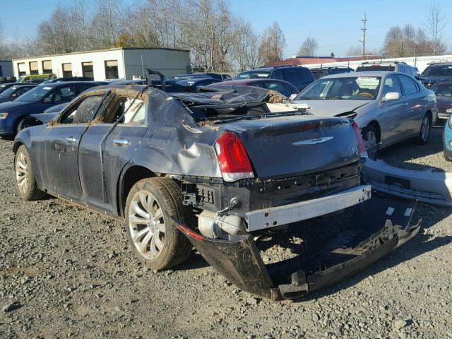 2C3CCAEG2HH645888 - 2017 CHRYSLER 300C GRAY photo 3