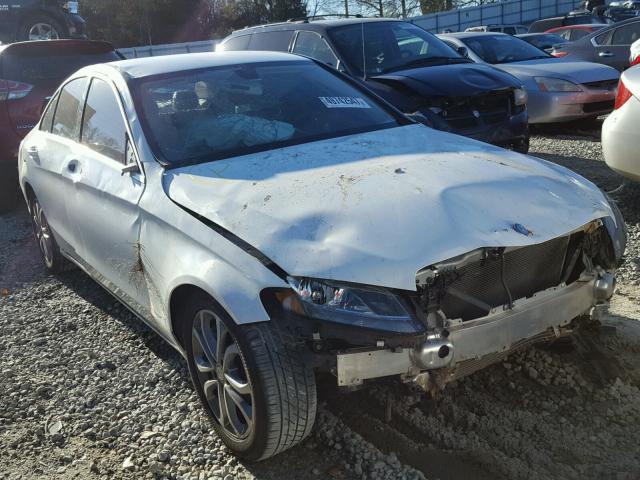 55SWF4JB0FU071126 - 2015 MERCEDES-BENZ C 300 WHITE photo 1