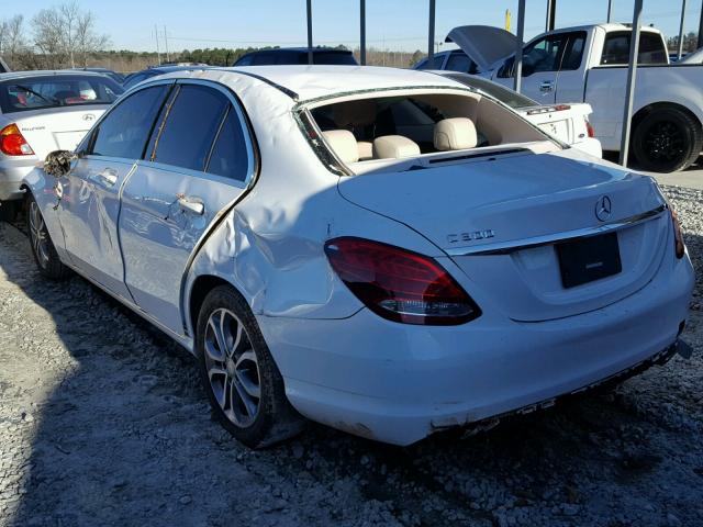 55SWF4JB0FU071126 - 2015 MERCEDES-BENZ C 300 WHITE photo 9