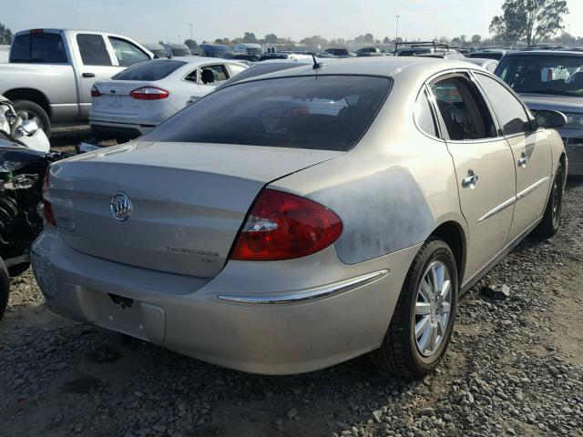 2G4WC582X81259854 - 2008 BUICK LACROSSE C BEIGE photo 4