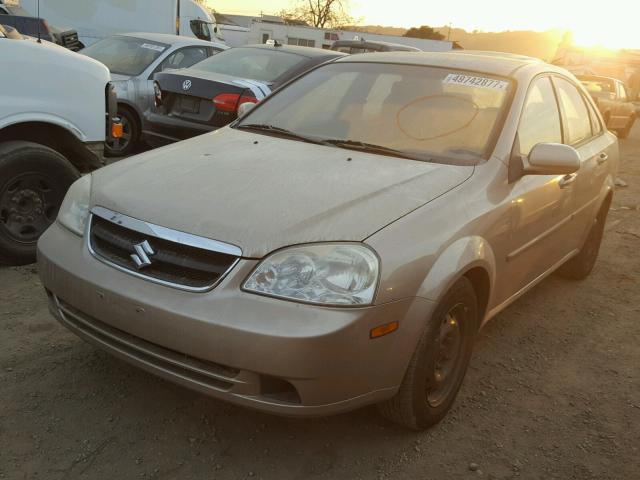 KL5JD56Z98K831451 - 2008 SUZUKI FORENZA BA BROWN photo 2