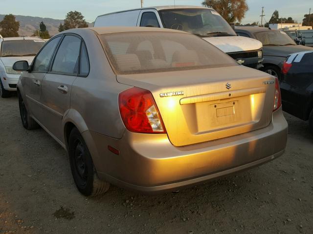 KL5JD56Z98K831451 - 2008 SUZUKI FORENZA BA BROWN photo 3