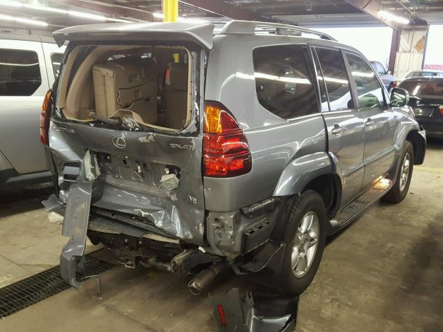 JTJBT20X260108196 - 2006 LEXUS GX 470 BLUE photo 4