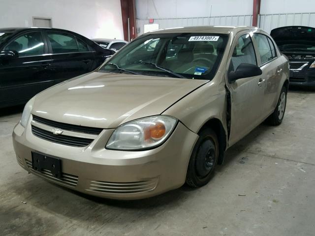 1G1AK55F867687665 - 2006 CHEVROLET COBALT LS GOLD photo 2