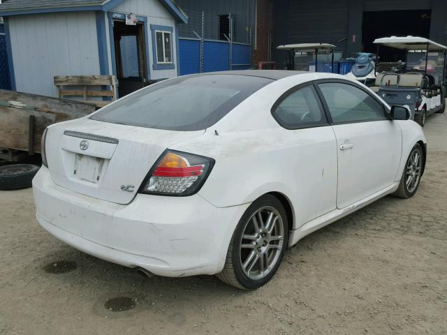 JTKDE177050016064 - 2005 TOYOTA SCION TC WHITE photo 4