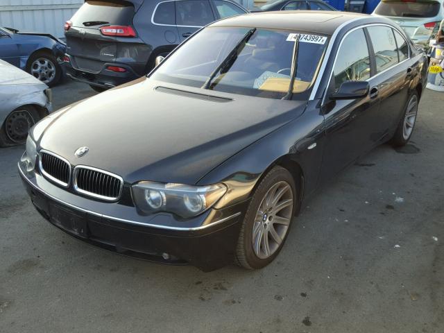 WBAGN63493DR16333 - 2003 BMW 745 LI BLACK photo 2