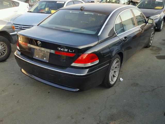 WBAGN63493DR16333 - 2003 BMW 745 LI BLACK photo 4