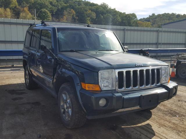 1J8HG58N26C192548 - 2006 JEEP COMMANDER GREEN photo 1