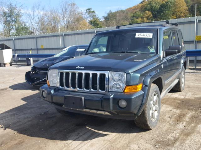 1J8HG58N26C192548 - 2006 JEEP COMMANDER GREEN photo 2