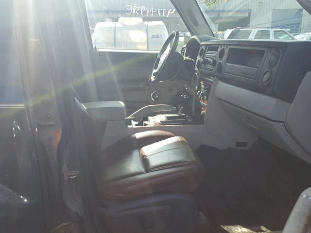 1J8HG58N26C192548 - 2006 JEEP COMMANDER GREEN photo 5