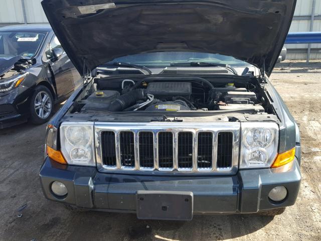 1J8HG58N26C192548 - 2006 JEEP COMMANDER GREEN photo 7