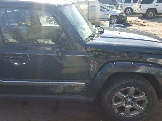 1J8HG58N26C192548 - 2006 JEEP COMMANDER GREEN photo 9
